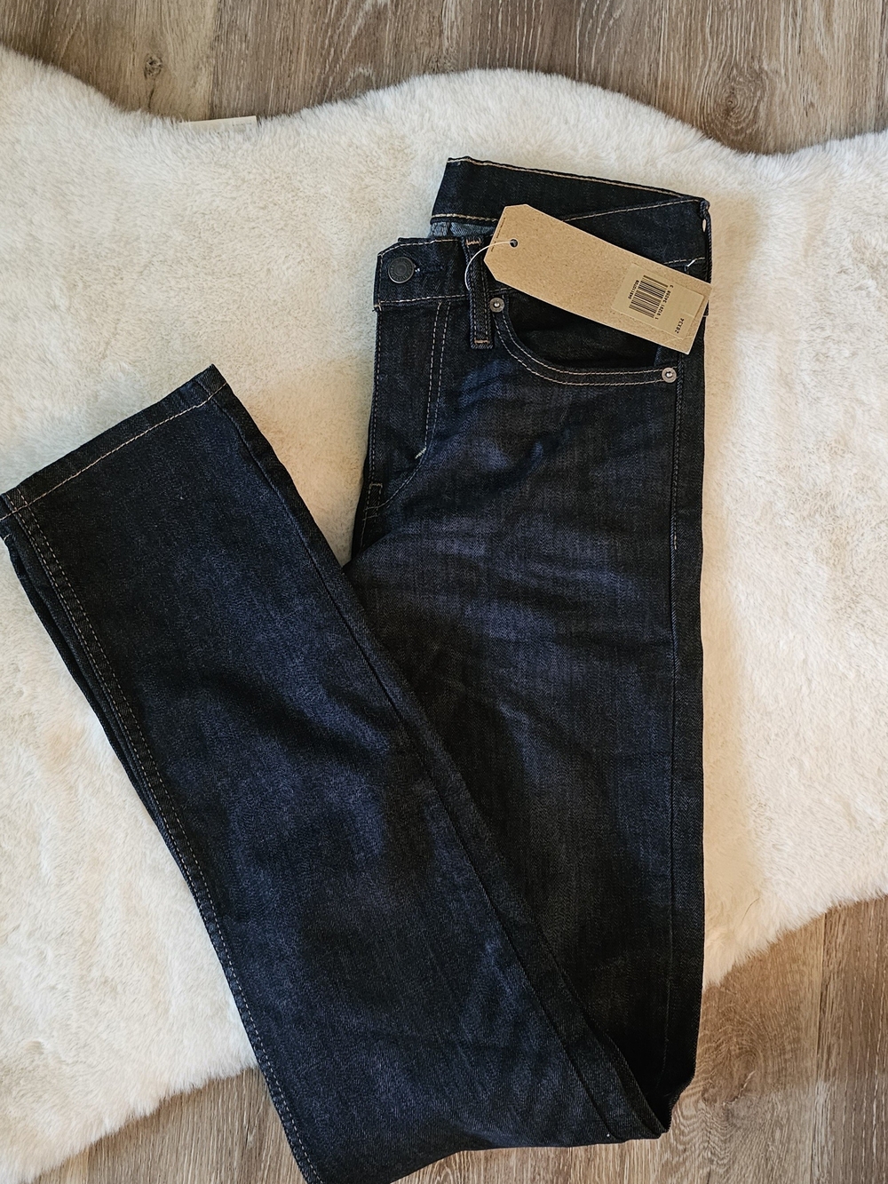 Levi's Dark Indigo Slim Straight Jeans